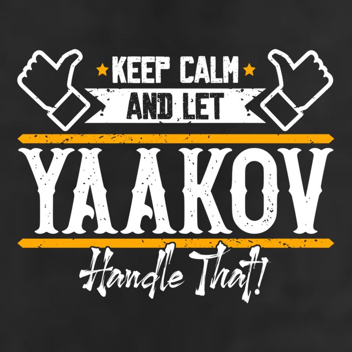 Yaakov Keep Calm And Let Yaakov Handle That Gift Cool Comfort Performance Bucket Hat