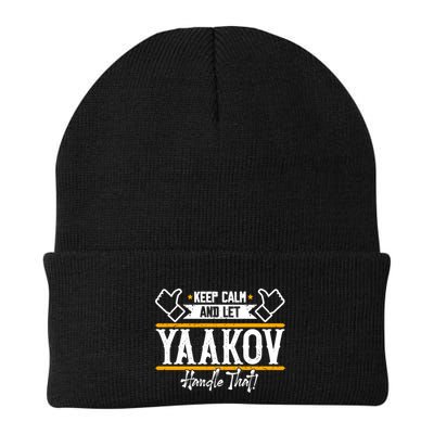 Yaakov Keep Calm And Let Yaakov Handle That Gift Beanie
