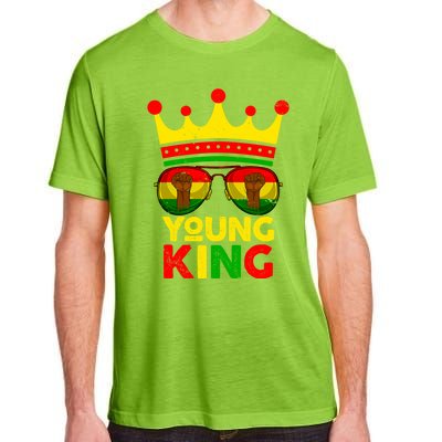 Young King Crown Juneteenth African American Black 1865 Gift Adult ChromaSoft Performance T-Shirt