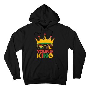 Young King Crown African American Boy 1865 Juneteenth Hoodie