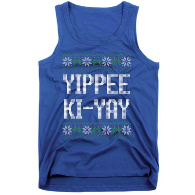 Yippee kiyay  funny Christmas  Tank Top