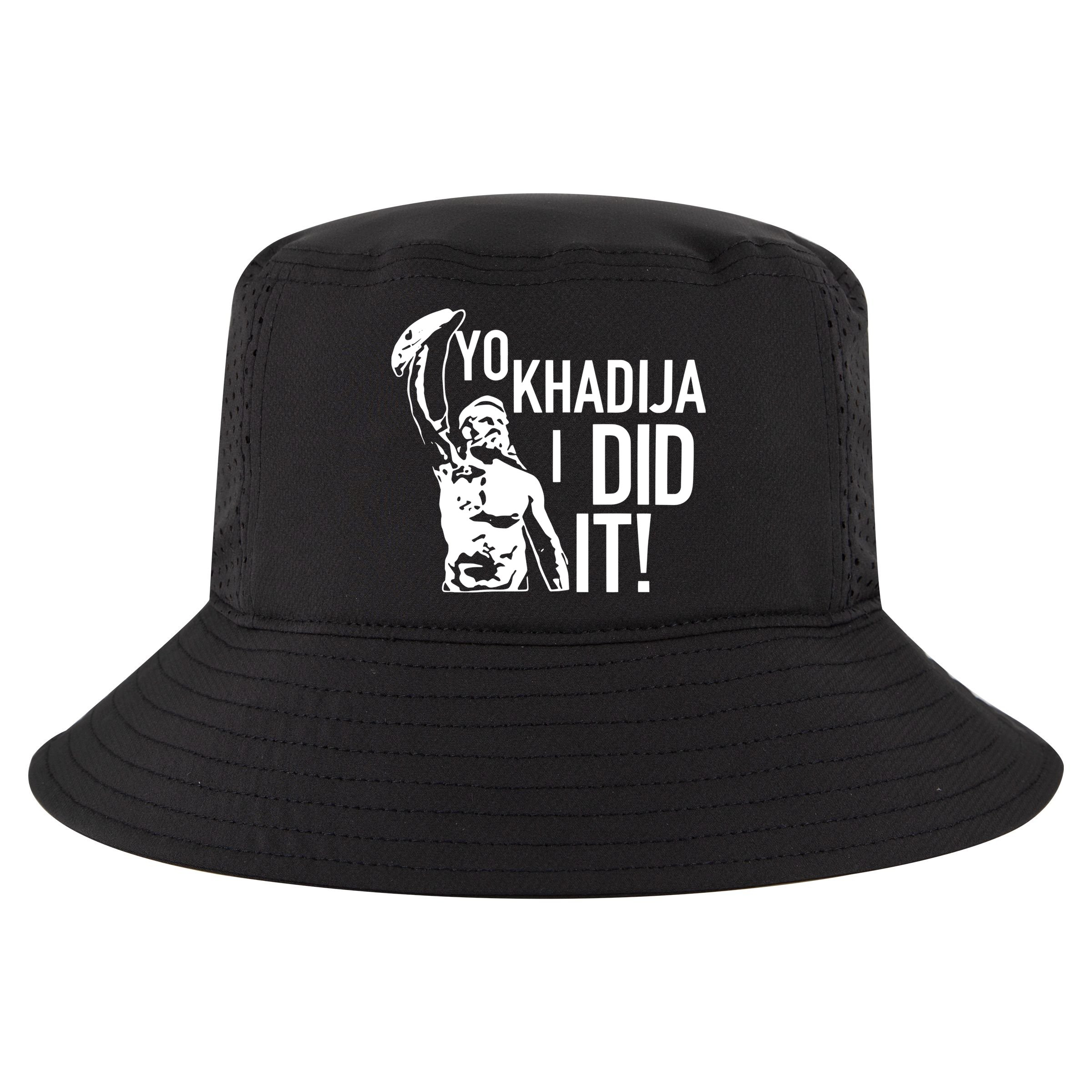Yo Khadija I Did It Cool Comfort Performance Bucket Hat