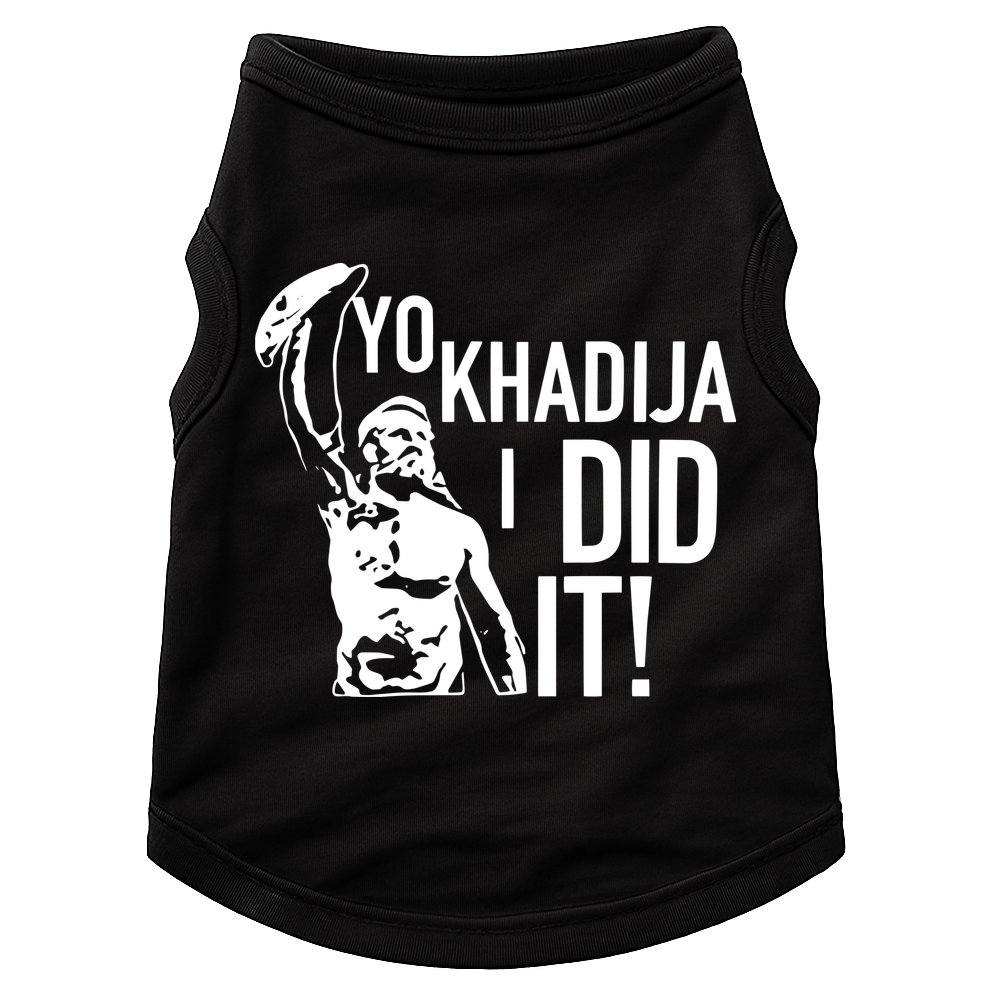 Yo Khadija I Did It Doggie Tank