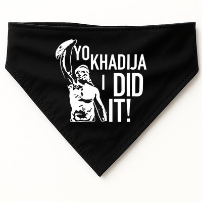 Yo Khadija I Did It USA-Made Doggie Bandana