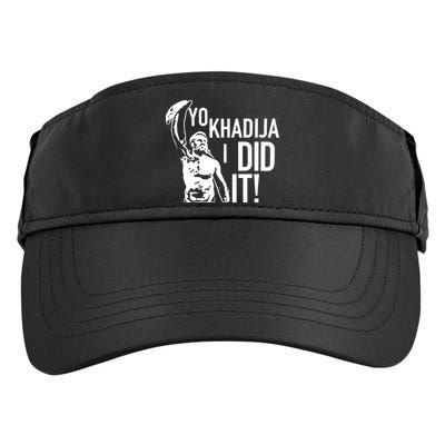 Yo Khadija I Did It Adult Drive Performance Visor