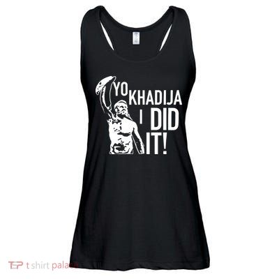 Yo Khadija I Did It Ladies Essential Flowy Tank