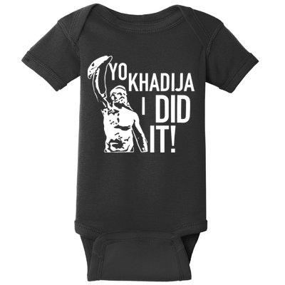 Yo Khadija I Did It Baby Bodysuit