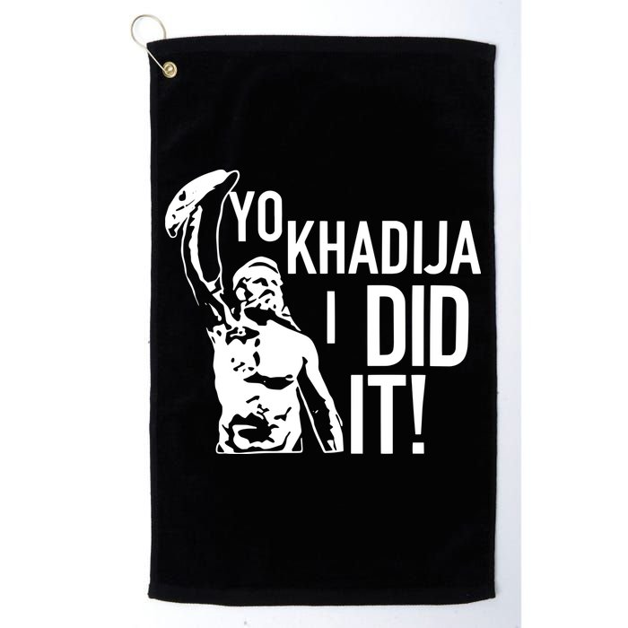 Yo Khadija I Did It Golf Towel
