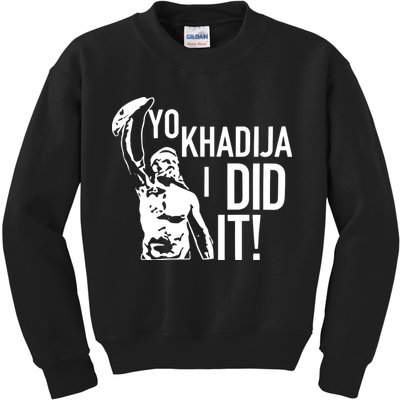 Yo Khadija I Did It Kids Sweatshirt