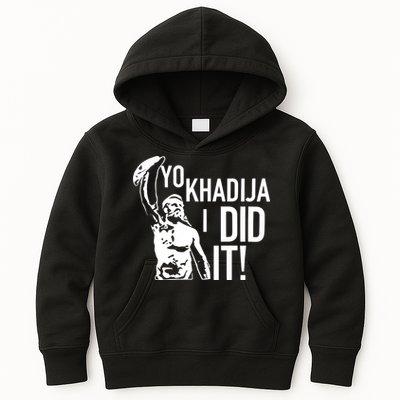 Yo Khadija I Did It Kids Hoodie