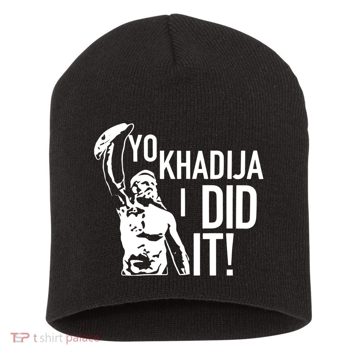 Yo Khadija I Did It Short Acrylic Beanie