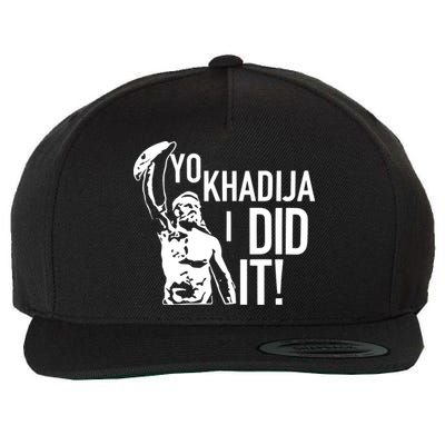 Yo Khadija I Did It Wool Snapback Cap