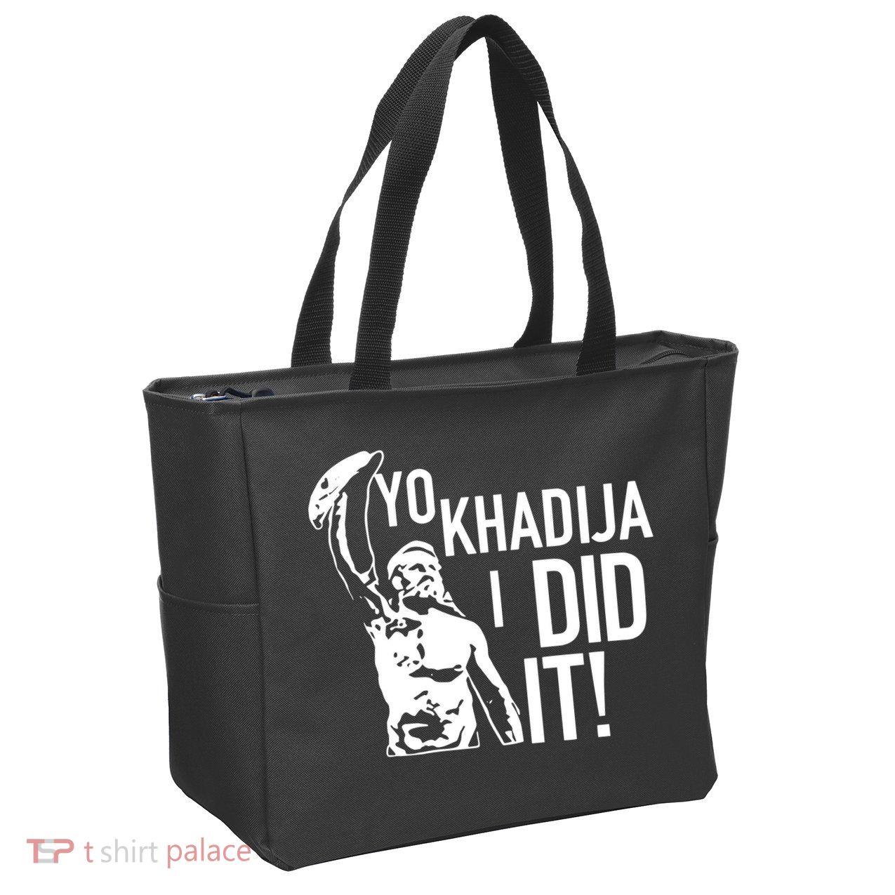 Yo Khadija I Did It Zip Tote Bag
