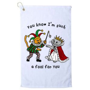 You Know I’M Such A Fool For You Platinum Collection Golf Towel