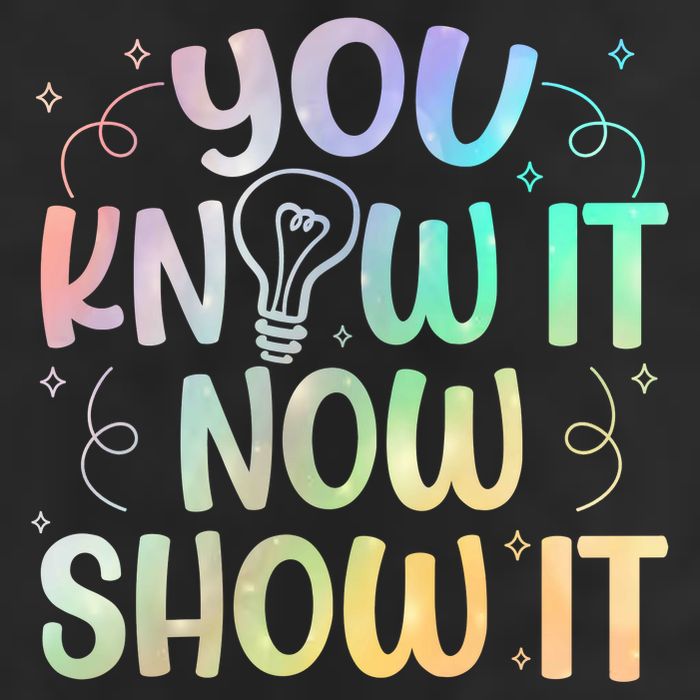 You Know It Now Show It Testing Day Teacher Cool Comfort Performance Bucket Hat