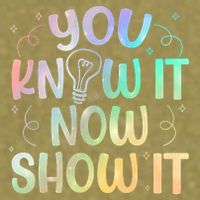 You Know It Now Show It Testing Day Teacher Garment-Dyed Women's Muscle Tee