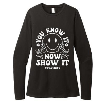 You Know It Now Show It State Testing Day Womens CVC Long Sleeve Shirt