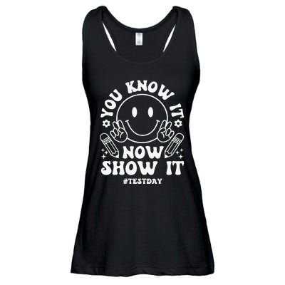 You Know It Now Show It State Testing Day Ladies Essential Flowy Tank