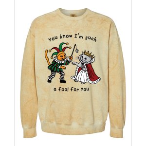 You Know I’M Such A Fool For You Colorblast Crewneck Sweatshirt