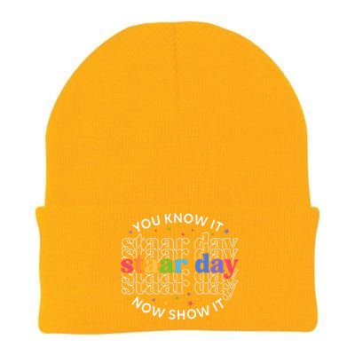 You Know It Now Show It Staar Day Knit Cap Winter Beanie