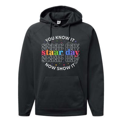 You Know It Now Show It Staar Day Performance Fleece Hoodie