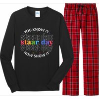 You Know It Now Show It Staar Day Long Sleeve Pajama Set