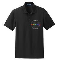 You Know It Now Show It Staar Day Dry Zone Grid Polo