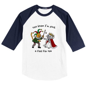 You Know Im Such A Fool For You Funny Baseball Sleeve Shirt