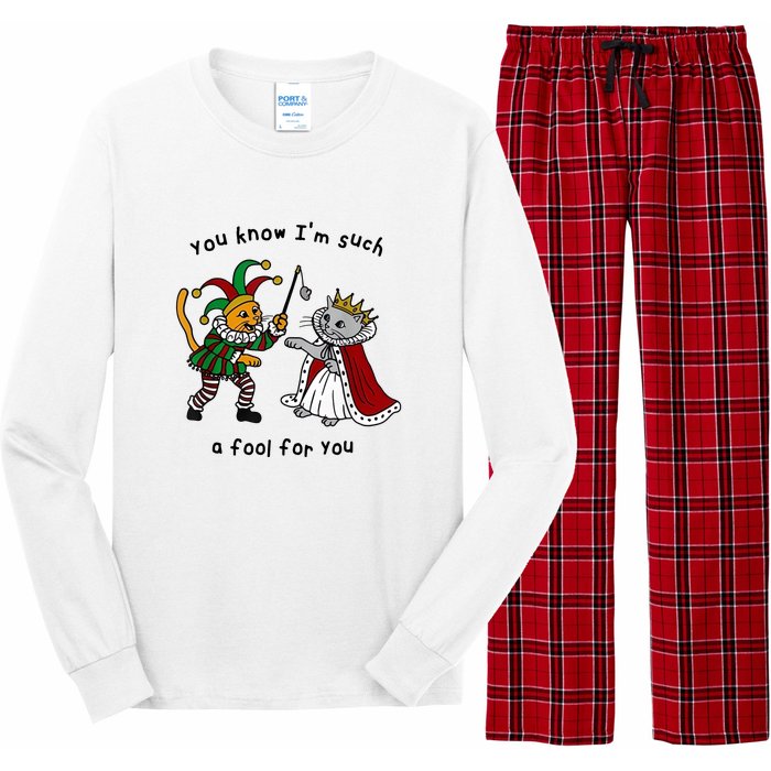 You Know Im Such A Fool For You Funny Long Sleeve Pajama Set