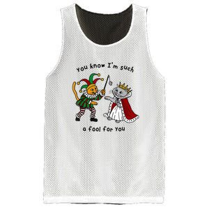 You Know Im Such A Fool For You Funny Mesh Reversible Basketball Jersey Tank