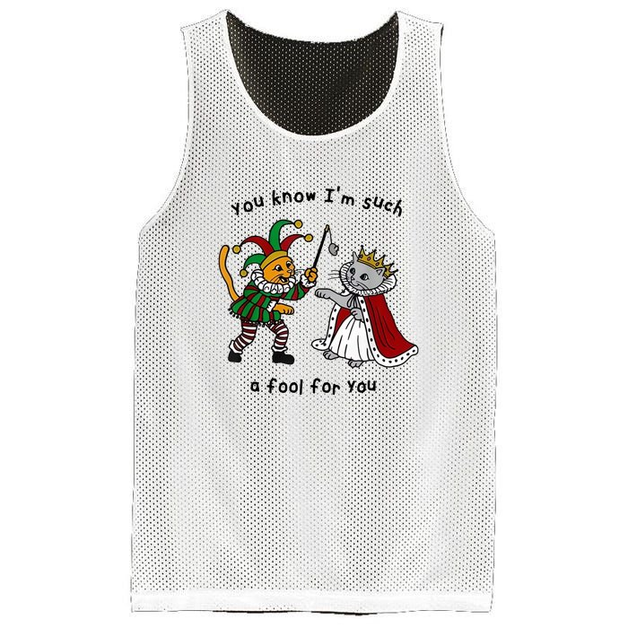 You Know Im Such A Fool For You Funny Mesh Reversible Basketball Jersey Tank