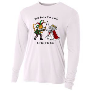 You Know Im Such A Fool For You Funny Cooling Performance Long Sleeve Crew