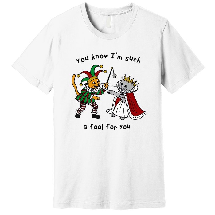 You Know Im Such A Fool For You Funny Premium T-Shirt