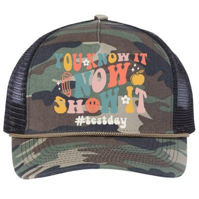 You Know It Now Show It Retro Rope Trucker Hat Cap