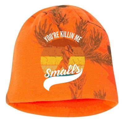 YouRe Killin Me Smalls Baseball Game Day Funny Kati - Camo Knit Beanie