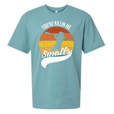 YouRe Killin Me Smalls Baseball Game Day Funny Sueded Cloud Jersey T-Shirt