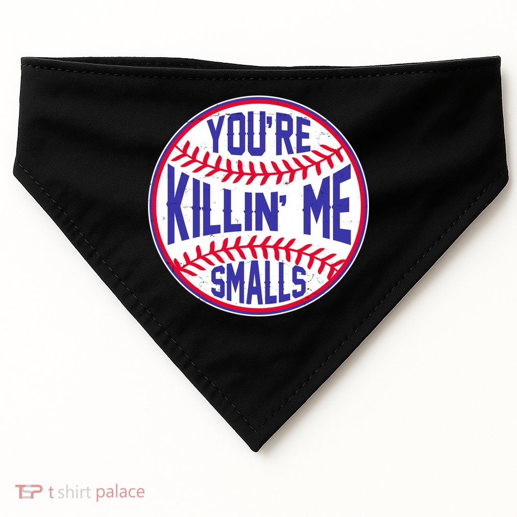 You're Killin Me Smalls Funny Baseball USA-Made Doggie Bandana