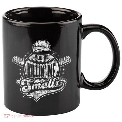 YouRe Killin Me Smalls I Vintage Baseball 11oz C Handle Ceramic Mug