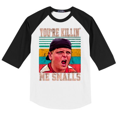 You're Killing Me Smalls Vintage Retro Baseball Sleeve Shirt