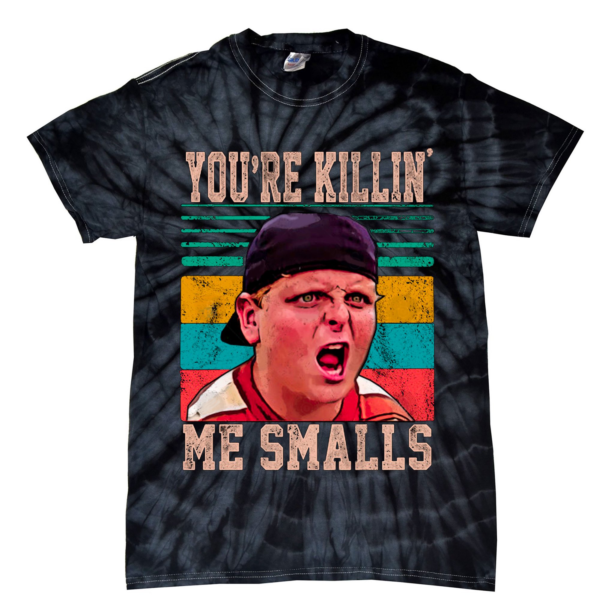 You're Killing Me Smalls Vintage Retro Tie-Dye T-Shirt
