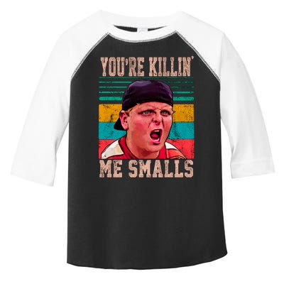 You're Killing Me Smalls Vintage Retro Toddler Fine Jersey T-Shirt