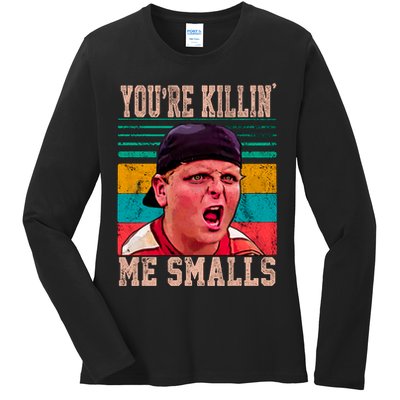 You're Killing Me Smalls Vintage Retro Ladies Long Sleeve Shirt