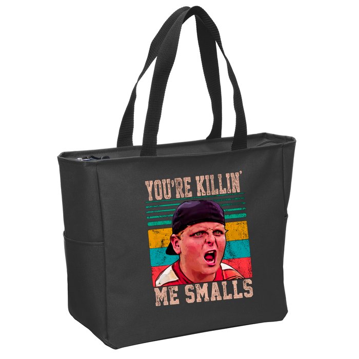 You're Killing Me Smalls Vintage Retro Zip Tote Bag