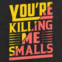 YouRe Killing Me Smalls Print Adult Drive Performance Visor