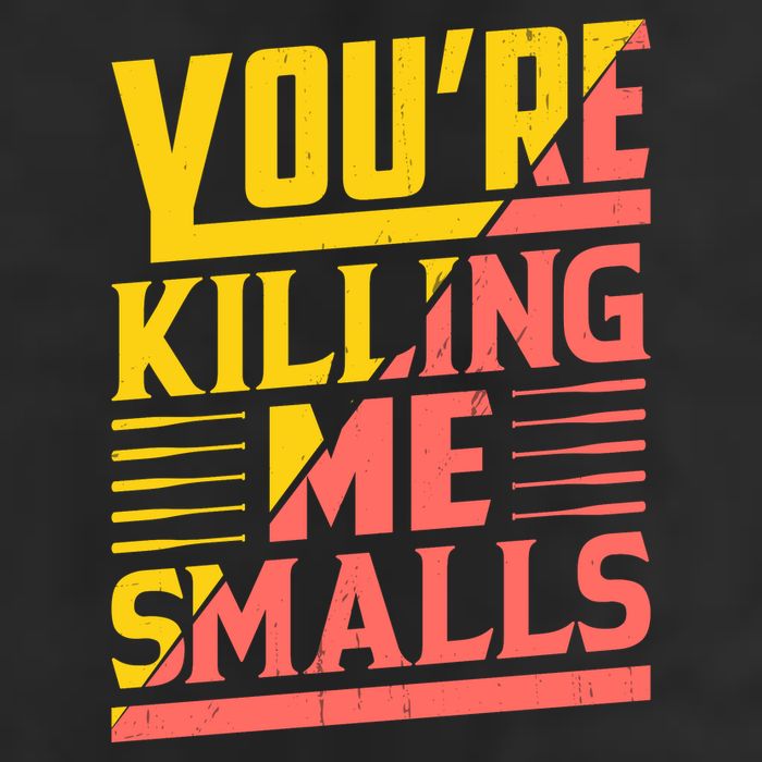 YouRe Killing Me Smalls Print Adult Drive Performance Visor