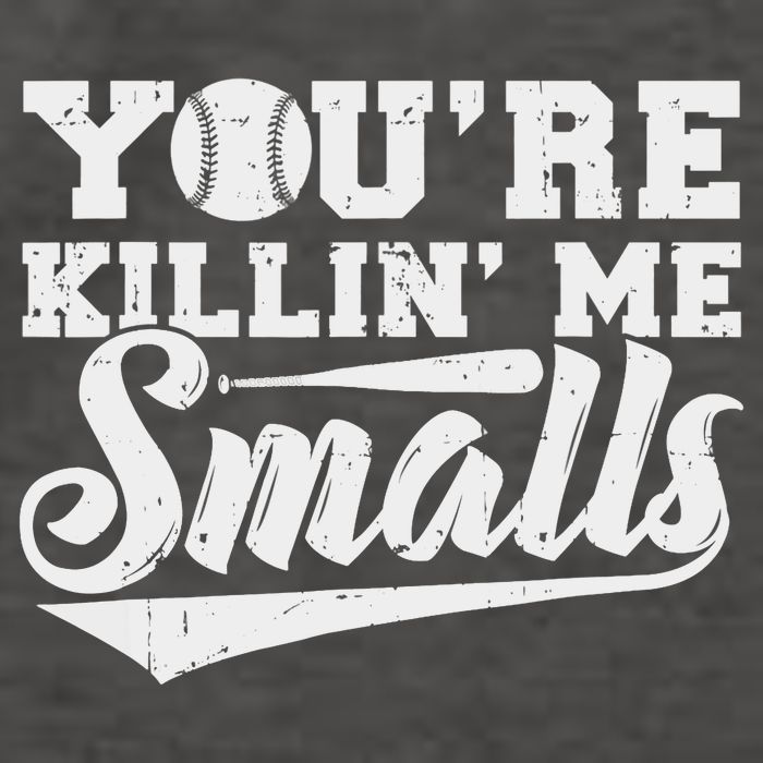 You're Killin' Me Smalls Shirt Funny Baseball Vector Backpack