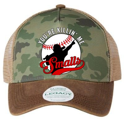 You're Killin Me Smalls Funny Softball Player Legacy Tie Dye Trucker Hat