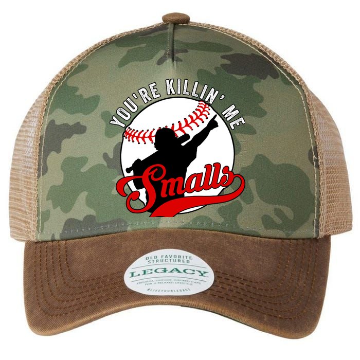 You're Killin Me Smalls Funny Softball Player Legacy Tie Dye Trucker Hat