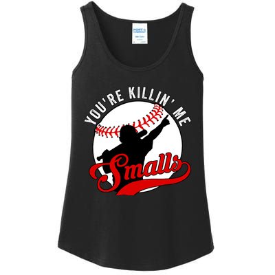 You're Killin Me Smalls Funny Softball Player Ladies Essential Tank