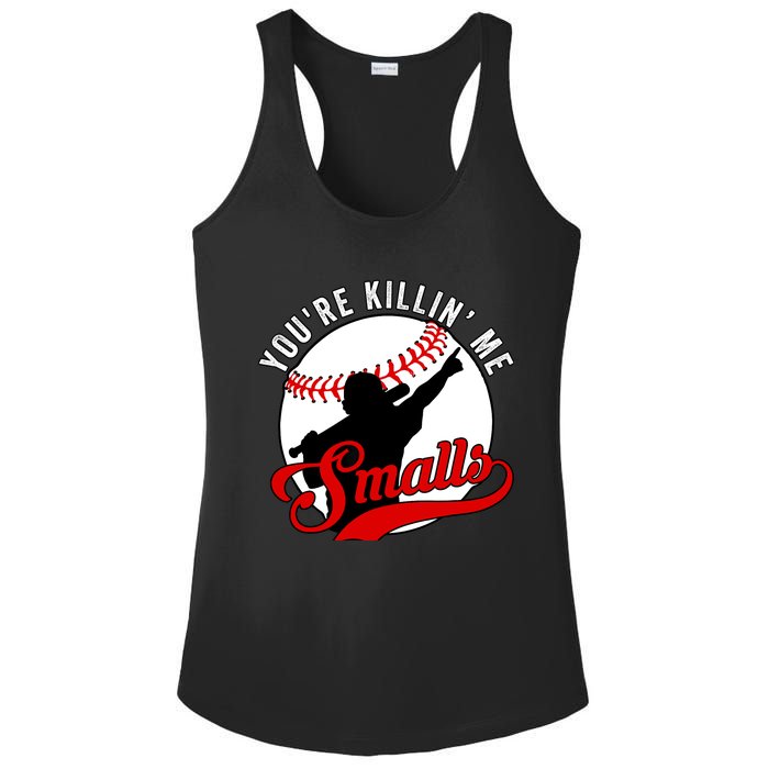 You're Killin Me Smalls Funny Softball Player Ladies PosiCharge Competitor Racerback Tank